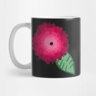 Pink ombré flower Mug